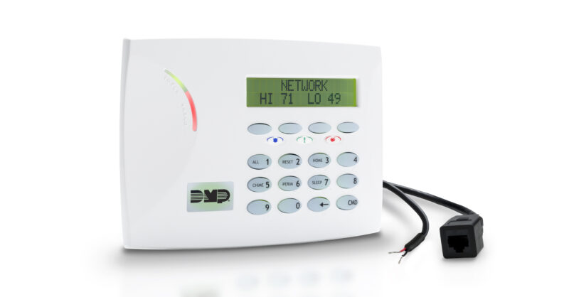 7463-W Network Thinline LCD Keypad with Prox Reader | DMP.com